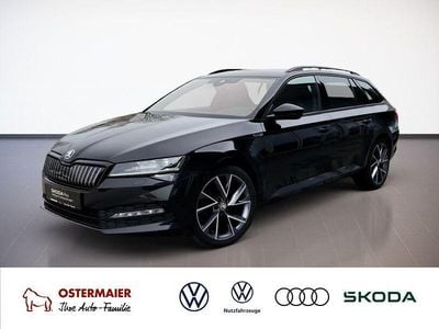 Gebraucht Skoda Superb SportLine 218 PS (160 kW) 2022 Schwarzmagic perleffekt Kombi