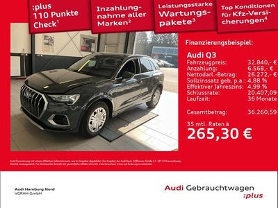 Gebraucht Audi Q3 Advanced 150 PS (110 kW) 2023 Nanograu metallic SUV