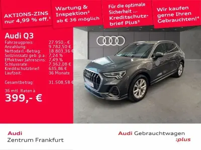 Brugt Audi Q3 S-Line 245 HK (180 kW) 2022 Grå SUV
