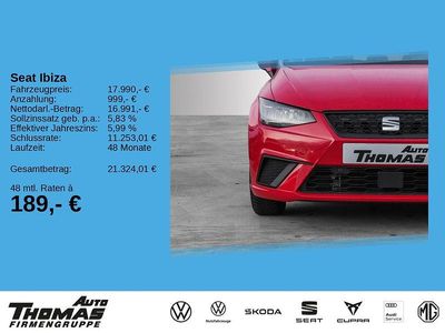 Gebraucht Seat Ibiza Style 116 PS (85 kW) 2024 Rot Limousine