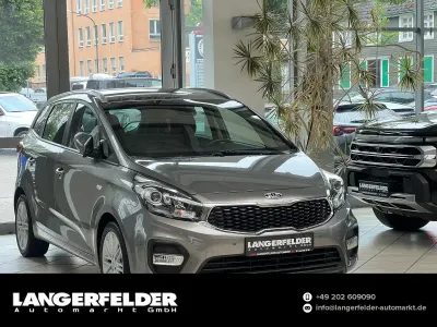 Gebraucht Kia Carens DREAM-TEAM Edition 135 PS (99 kW) 2018 Titaniumsilber met. Van / Kleinbus