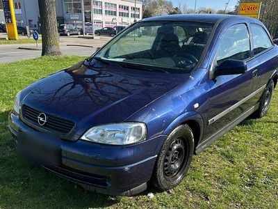 Gebraucht Opel Astra 84 PS (61 kW) 2001 Blau Limousine