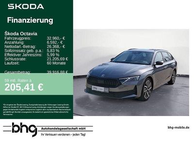 Second-hand Skoda Octavia SportLine 150 CP (110 kW) 2025 Gri Break
