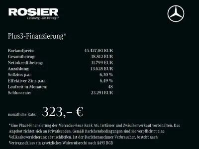 Gebraucht Mercedes C200 Advanced Plus 163 PS (119 kW) 2026 Grau / graphitgrau Limousine