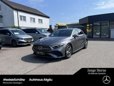 Lack mountaingrau Gebraucht 2024 Mercedes A200 AMG Limousine | 31.490 € (Fairer Preis)