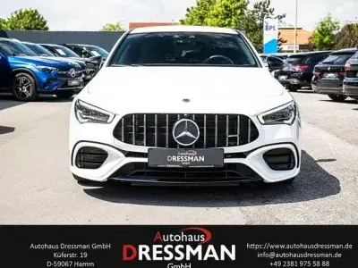 Gebraucht Mercedes CLA45 AMG AMG 388 PS (285 kW) 2020 Polarweiss  unilack Coupé