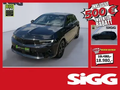 Gebraucht Opel Astra 131 PS (96 kW) 2024 Schwarz Kleinwagen