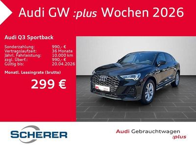 Gebraucht Audi Q3 Sportback Ambiente 150 PS (110 kW) 2025 Mythosschwarz metallic (metallic) SUV