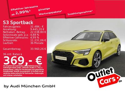 Usata Audi S3 310 CV (228 kW) 2022 Giallo Berlina