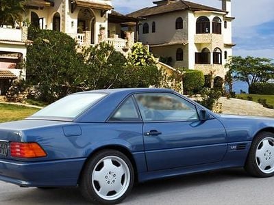 Usata Mercedes SL600 394 CV (289 kW) 1993 Blu Cabrio