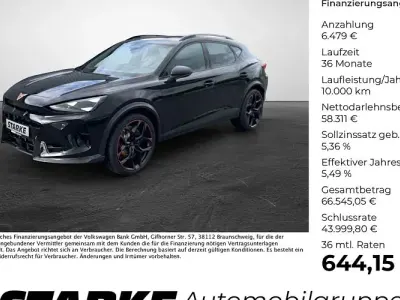 Nowe Cupra Formentor VZ 390 KM (286 kW) 2026 Czarny SUV