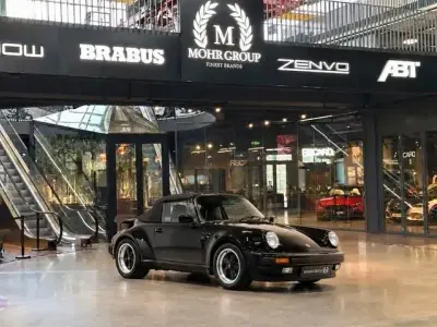 Gebraucht Porsche 911 Turbo Cabriolet 283 PS (208 kW) 1988 Schwarz Cabrio