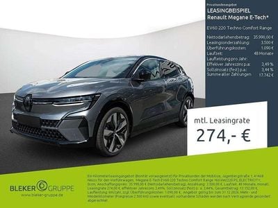 Usata Renault Megane E-Tech Komfort 160 kW (218 CV) 2025 Grigio Berlina