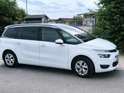 Gebraucht Citroën Grand C4 Picasso SELECTION 120 PS (88 kW) 2016 Weiß Van / Kleinbus