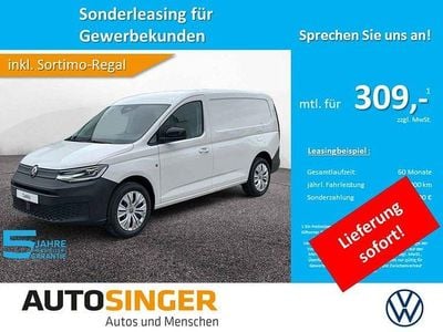 Neu VW Caddy Maxi 122 PS (89 kW) 2025 Weiß Van / Kleinbus