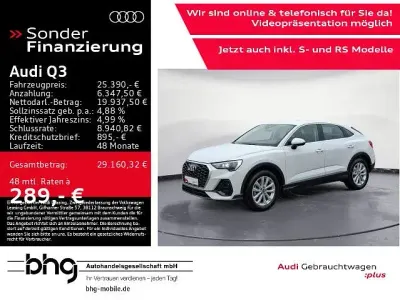Gebraucht Audi Q3 Sportback Sport 150 PS (110 kW) 2021 Gletscherweiß metallic SUV