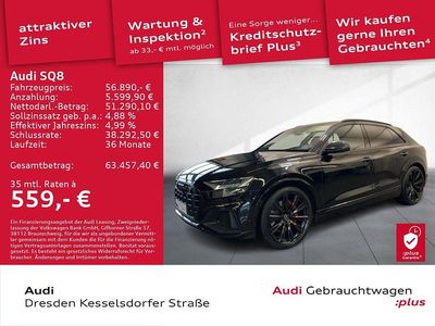 Gebraucht Audi SQ8 Competition 507 PS (372 kW) 2022 Mythosschwarz metallic SUV