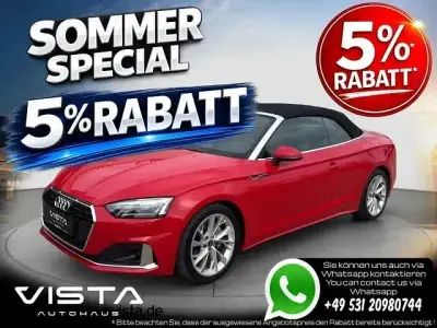 Gebraucht Audi A5 Cabriolet Advanced 204 PS (150 kW) 2021 Rot Cabrio