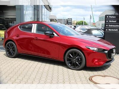 Neu Mazda 3 Homura-Line 140 PS (102 kW) 2025 Rot (soul red crystal metallic) Limousine
