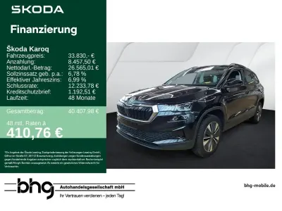 Gebraucht Skoda Karoq Selection 150 PS (110 kW) 2025 Blackmagic perleffekt SUV