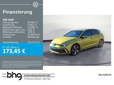 Gebraucht VW Golf VIII GTD 200 PS (147 kW) 2023 Gelb Limousine