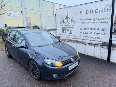 Gebraucht VW Golf VI Highline 122 PS (89 kW) 2009 Blau Kleinwagen