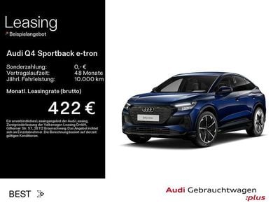 Gebraucht Audi Q4 Sportback e-tron Advanced 210 kW (286 PS) 2025 Blau SUV