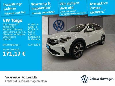 Gebraucht VW Taigo Style 110 PS (80 kW) 2022 Weiß SUV