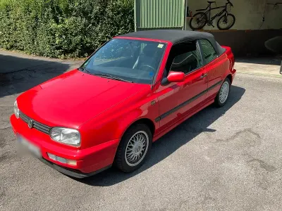 Gebraucht VW Golf Cabriolet 90 PS (66 kW) 1994 Rot Cabrio