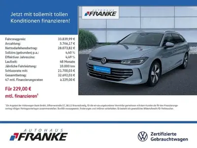 Brugt VW Passat IQ Drive 150 HK (110 kW) 2025 Sølv Stationcar
