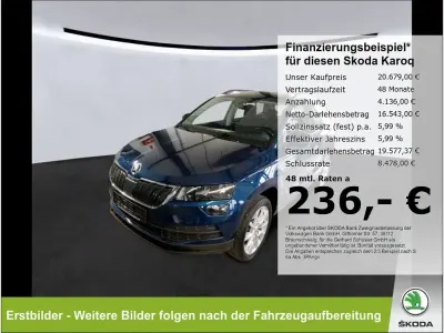 Gebraucht Skoda Karoq Style 110 PS (80 kW) 2021 Blau SUV