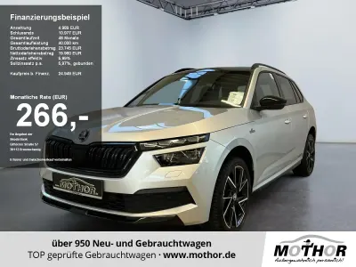 Gebraucht Skoda Kamiq Monte Carlo 150 PS (110 kW) 2022 Brilliantsilber SUV