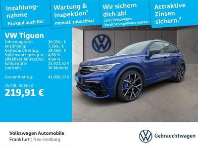 Usata VW Tiguan R 320 CV (235 kW) 2022 Blu SUV