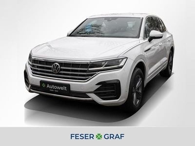 Pure white Gebraucht 2022 VW Touareg R-line SUV | 48.770 € (Guter Preis)