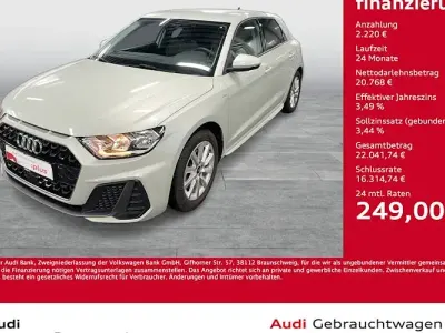Usata Audi A1 Sportback S-Line 116 CV (85 kW) 2025 Argento Utilitaria