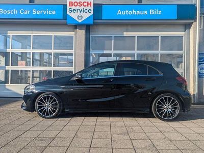 Gebraucht Mercedes A200 AMG line 156 PS (114 kW) 2017 Nachtschwarz Limousine