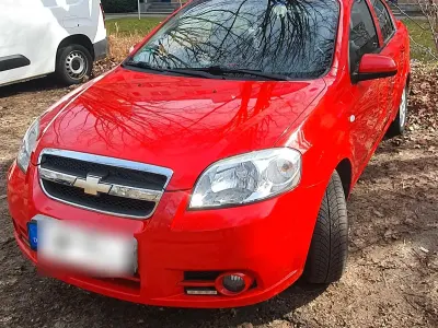 Gebraucht Chevrolet Aveo 2006 Rot Limousine