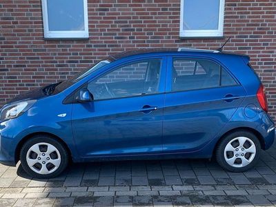 Gebraucht Kia Picanto 67 PS (49 kW) 2016 Blau Kleinwagen