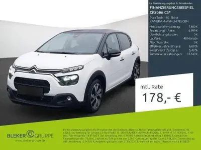 Gebraucht Citroën C3 Shine 110 PS (80 kW) 2022 Weiß Kleinwagen