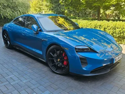 Occasion Porsche Taycan GTS 439 kW (598 PK) 2022 Blauw Sedan