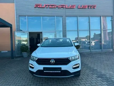 Gebraucht VW T-Roc Cabriolet Style 110 PS (80 kW) 2021 Weiß Cabrio