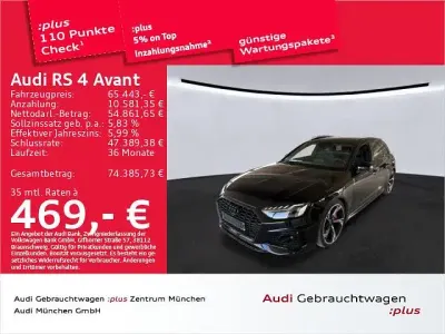 Gebraucht Audi RS4 Sport 450 PS (330 kW) 2024 Mythosschwarz metallic Kombi