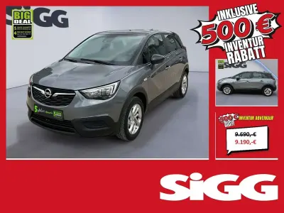 Gebraucht Opel Crossland X Edition 110 PS (80 kW) 2018 Licht grau m2 SUV