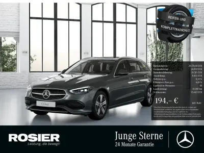 Gebraucht Mercedes C300 204 PS (150 kW) 2023 Grau / selenitgrau (metallic) Kombi