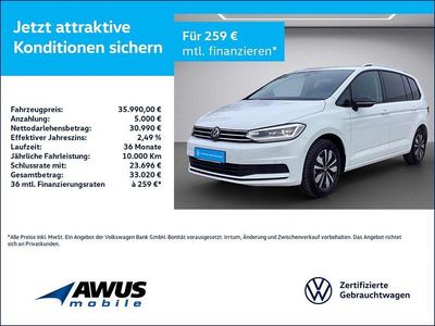 Gebraucht VW Touran Goal 150 PS (110 kW) 2025 Weiß Van / Kleinbus