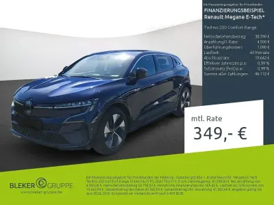 Nowe Renault Mégane Komfort 160 kW (218 KM) 2026 Niebieski Sedan/Limuzyna