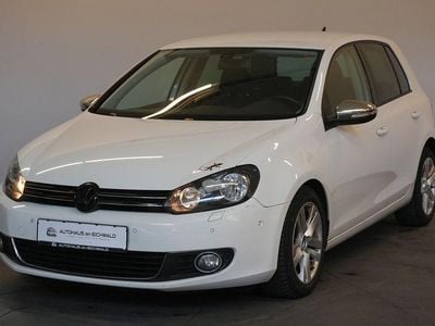 Gebraucht VW Golf VI Highline 122 PS (89 kW) 2010 Weiß Kleinwagen