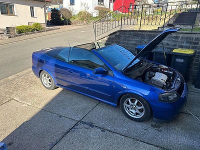 Gebraucht Opel Astra Cabriolet 103 PS (75 kW) 2003 Blau Cabrio