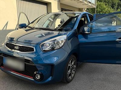 Gebraucht Kia Picanto 86 PS (63 kW) 2016 Blau Kleinwagen