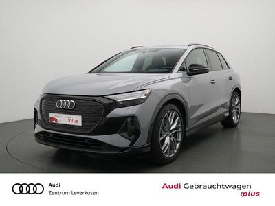 Grau Gebraucht 2022 Audi Q4 e-tron S-Line SUV | 28.980 € (Etwas zu teuer)
